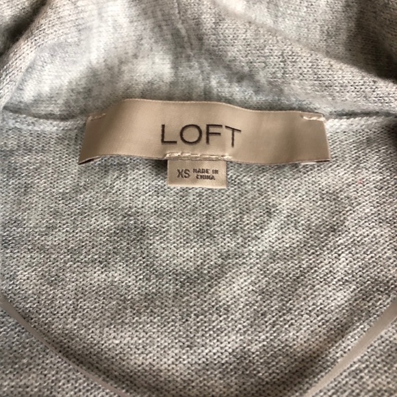 Loft Long Sweater Grey and White XS - Picture 4 of 5